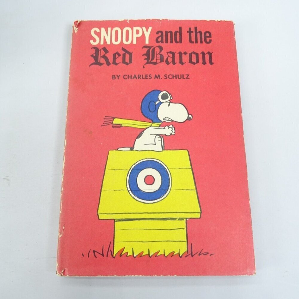 Snoopy and the Red Baron Charles M.‎ Shultz 1967 3rd Edition HC Book Dust Jacket